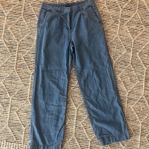 J.Crew Capeside pant in lightweight chambray size 4 - Picture 4 of 6